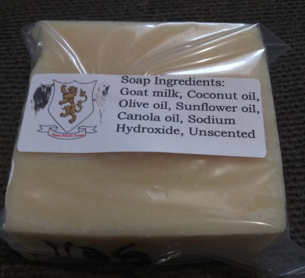 Unscented Goats Milk Soap